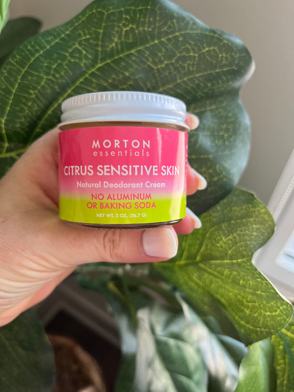Citrus Sensitive Skin Deodorant Cream - Morton Essentials