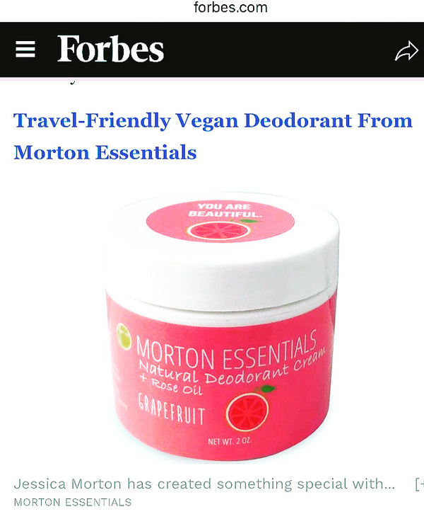 Pink Grapefruit Aluminum-Free Deodorant Cream – Morton Essentials